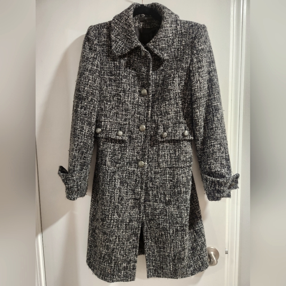 Express Women's Tweed Coat Small